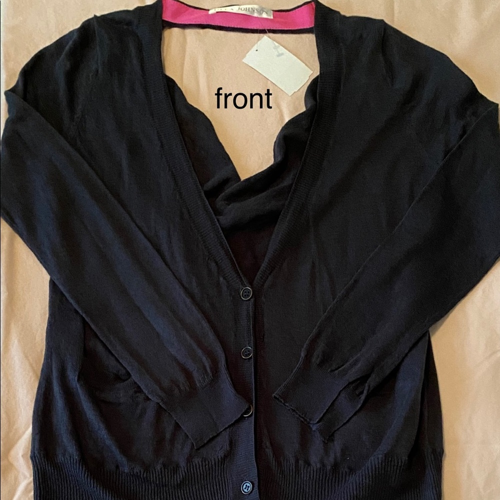 Ulla Johnson Black Cardigan Sweater